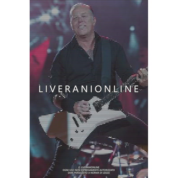 James Hatfield of Metallica performs on The Pyramid Stage at Glastonbury Festival 2014, Worthy Farm, Pilton, Somerset, UK on Saturday 28th June 2014. ©PHOTOSHOT/Agenzia Aldo Liverani sas - ITALY ONLY - EDITORIAL USE ONLY