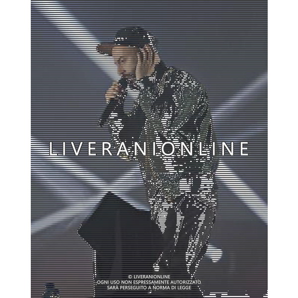 (140627) -- MONTREAL, June 27, 2014 () -- French singer \'Woodkid\' Yoanne Lemoine performs during the Montreal International Jazz Festival in Montreal, Canada, on June 26, 2014. The 35th edition of the Montreal International Jazz Festival opened this evening with a free outdoor concert at the Quartier des spectacles in the heart of Montreal by \'Woodkid\' Yoanne Lemoine from France. (/Andrew Soong) ©PHOTOSHOT/Agenzia Aldo Liverani sas - ITALY ONLY - EDITORIAL USE ONLY