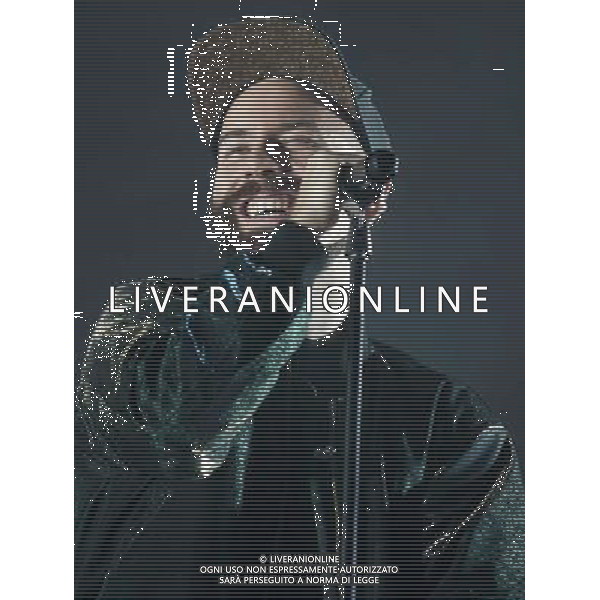 (140627) -- MONTREAL, June 27, 2014 () -- French singer \'Woodkid\' Yoanne Lemoine performs during the Montreal International Jazz Festival in Montreal, Canada, on June 26, 2014. The 35th edition of the Montreal International Jazz Festival opened this evening with a free outdoor concert at the Quartier des spectacles in the heart of Montreal by \'Woodkid\' Yoanne Lemoine from France. (/Andrew Soong) ©PHOTOSHOT/Agenzia Aldo Liverani sas - ITALY ONLY - EDITORIAL USE ONLY