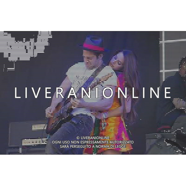 Lana del Rey, real name Elizabeth Woolridge Grant, performs on the Pyramid Stage, at Glatstonbury Festival 2014, Worthy Farm, Pilton, Somerset UK on 28th June 2014 AG ALDO LIVERANI SAS ONLY ITALY