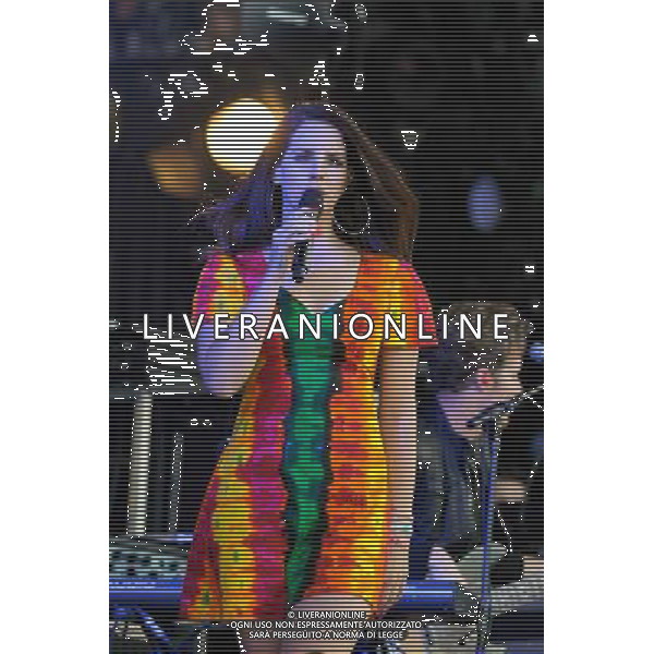 Pilton, UK, 28/06/2014 : Performances at Glastonbury Festival . Lana Del Rey plays. Person Pictured: Lana Del Rey, Elizabeth Woolridge Grant. AG ALDO LIVERANI SAS ONLY ITALY