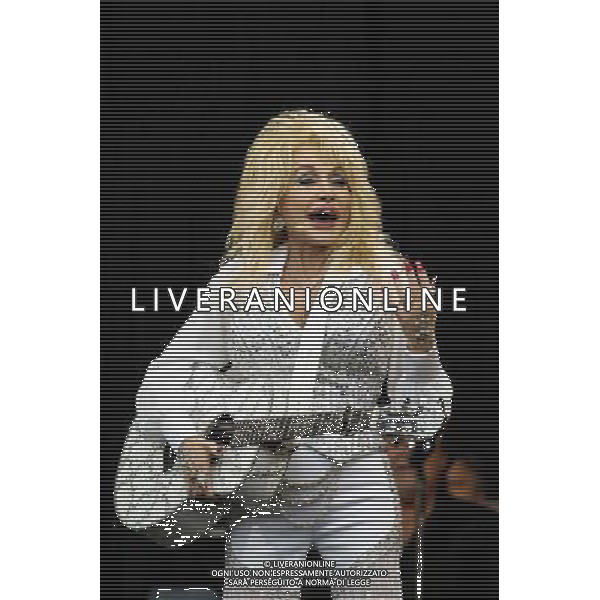 Pilton, UK, 29/06/2014 : Performances at Glastonbury Festival . Dolly Parton plays. Person Pictured: Dolly Rebecca Parton. AG ALDO LIVERANI SAS ONLY ITALY