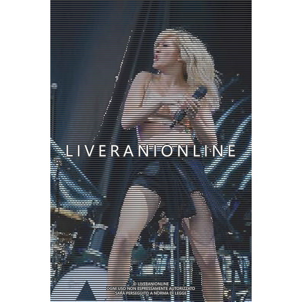 Pilton, UK, 29/06/2014 : Performances at Glastonbury Festival . Ellie Goulding plays. Person Pictured: Elena Jane \'Ellie\' Goulding, Ellie Goulding. AG ALDO LIVERANI SAS ONLY ITALY
