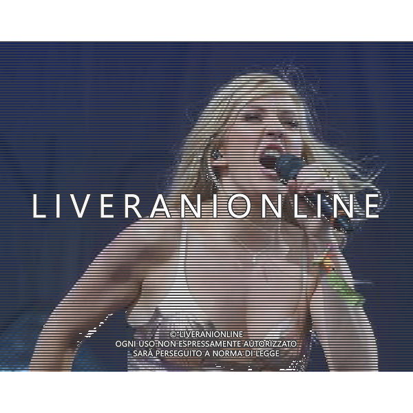 Pilton, UK, 29/06/2014 : Performances at Glastonbury Festival . Ellie Goulding plays. Person Pictured: Elena Jane \'Ellie\' Goulding, Ellie Goulding. AG ALDO LIVERANI SAS ONLY ITALY