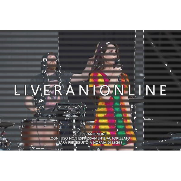 Lana del Rey, real name Elizabeth Woolridge Grant, performs on the Pyramid Stage, at Glatstonbury Festival 2014, Worthy Farm, Pilton, Somerset UK on 28th June 2014 AG ALDO LIVERANI SAS ONLY ITALY