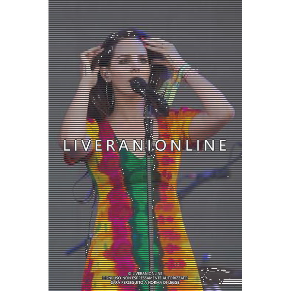 Lana del Rey, real name Elizabeth Woolridge Grant, performs on the Pyramid Stage, at Glatstonbury Festival 2014, Worthy Farm, Pilton, Somerset UK on 28th June 2014 AG ALDO LIVERANI SAS ONLY ITALY