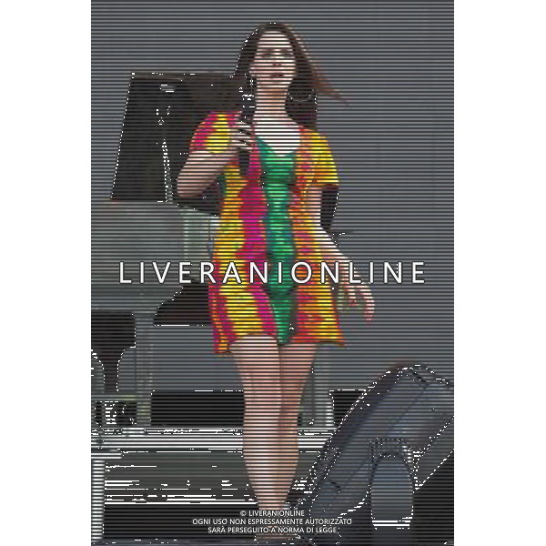 Lana del Rey, real name Elizabeth Woolridge Grant, performs on the Pyramid Stage, at Glatstonbury Festival 2014, Worthy Farm, Pilton, Somerset UK on 28th June 2014 AG ALDO LIVERANI SAS ONLY ITALY