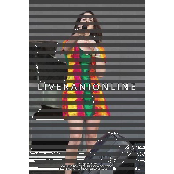 Lana del Rey, real name Elizabeth Woolridge Grant, performs on the Pyramid Stage, at Glatstonbury Festival 2014, Worthy Farm, Pilton, Somerset UK on 28th June 2014 AG ALDO LIVERANI SAS ONLY ITALY