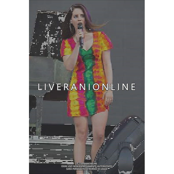 Lana del Rey, real name Elizabeth Woolridge Grant, performs on the Pyramid Stage, at Glatstonbury Festival 2014, Worthy Farm, Pilton, Somerset UK on 28th June 2014 AG ALDO LIVERANI SAS ONLY ITALY