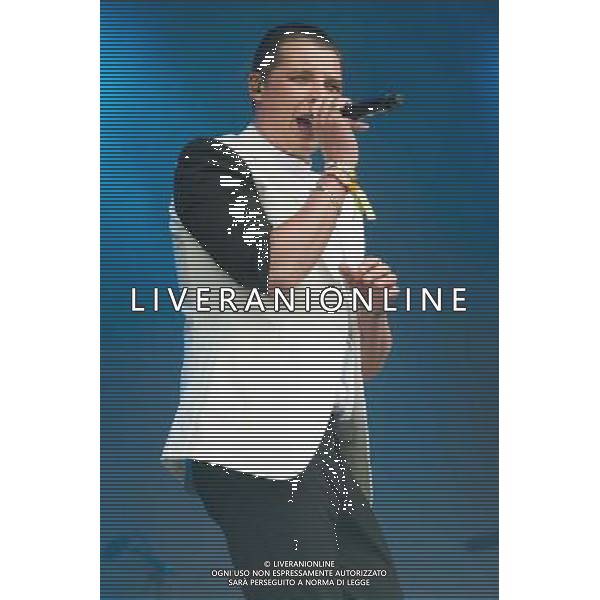 English singer-songwriter John Newman (bornJohn William Peter Newman) performs at Glastonbury Festival 2014, Worthy Farm, Pilton, Somerset, UK on Friday 27th June 2014. AG ALDO LIVERANI SAS ONLY ITALY