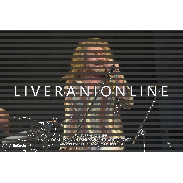 English singer-songwriterand Led Zeppelin vocalist Robert Plant (CBE) performs on The Pyramid Stage at Glastonbury Festival 2014, Worthy Farm, Pilton, Somerset, UK on Saturday 28th June 2014. AG ALDO LIVERANI SAS ONLY ITALY