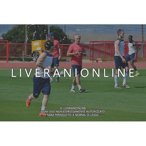Didier DESCHAMPS / Mathieu VALBUENA - 29.06.2014 - Entrainement Equipe de France - Coupe du Monde 2014 Photo : Dave Winter / Icon Sport /Agenzia Aldo Liverani sas - ITALY ONLY - Allenamento della nazionale di calcio della francia - Coppa Mondo FIFA Brasile 2014