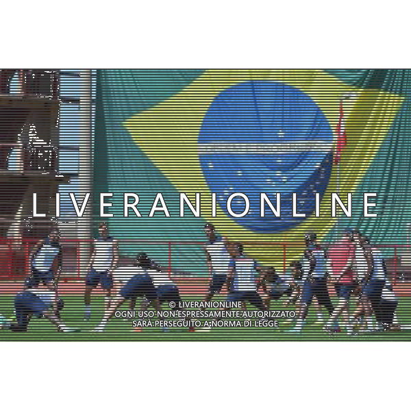 Raphael VARANE / Entrainement France - 29.06.2014 - Entrainement Equipe de France - Coupe du Monde 2014 Photo : Dave Winter / Icon Sport /Agenzia Aldo Liverani sas - ITALY ONLY - Allenamento della nazionale di calcio della francia - Coppa Mondo FIFA Brasile 2014