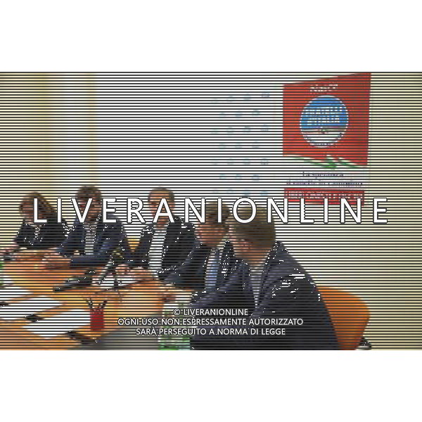 Milano via Marino sede dei gruppi del Consigio Comunale conferenza stampa Ignazio La Russa per istituire legge che consenta le adozioni solo a persone di sesso diverso A.Gazzaniga/Ag.Liverani