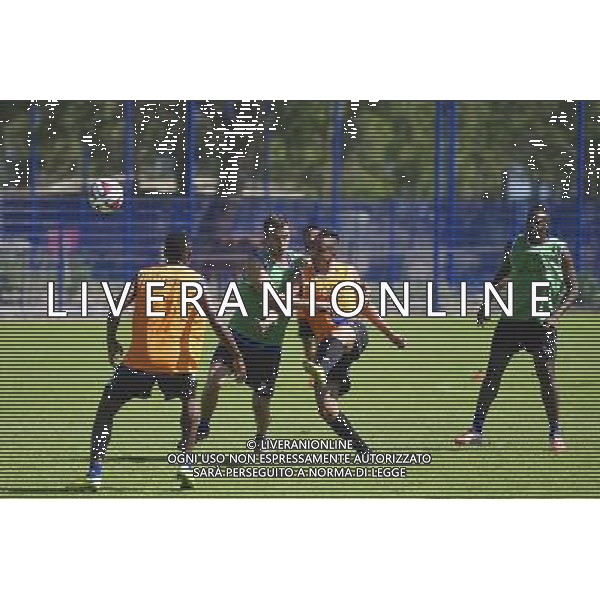 Ryad BOUDEBOUZ / Sebastien SQUILLACI - 30.06.2014 - Reprise entrainement Bastia - Ligue 1 Photo : Michel Maestracci / Icon Sport /Agenzia Aldo Liverani sas - ITALY ONLY - EDITORIAL USE ONLY