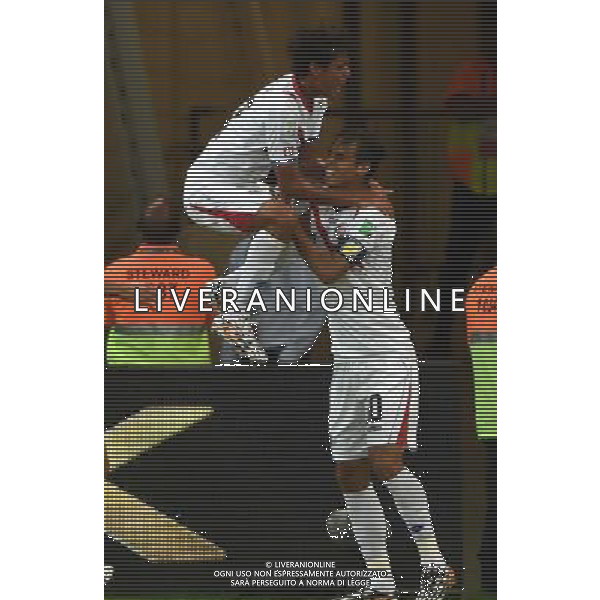(140629) -- RECIFE, June 29, 2014 () -- Costa Rica\'s Bryan Ruiz (R) celebrates the goal during a Round of 16 match between Costa Rica and Greece of 2014 FIFA World Cup at the Arena Pernambuco Stadium in Recife, Brazil, on June 29, 2014.(/Guo Yong)(rh) AG ALDO LIVERANI SAS ONLY ITALY