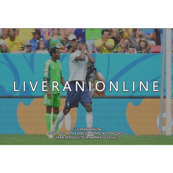 Deception Paul POGBA - 30.06.2014 - France / Nigeria - 1/8Finale - Coupe du Monde 2014 -Brasilia Photo : Dave Winter / Icon Sport AG ALDO LIVERANI SAS ONLY ITALY