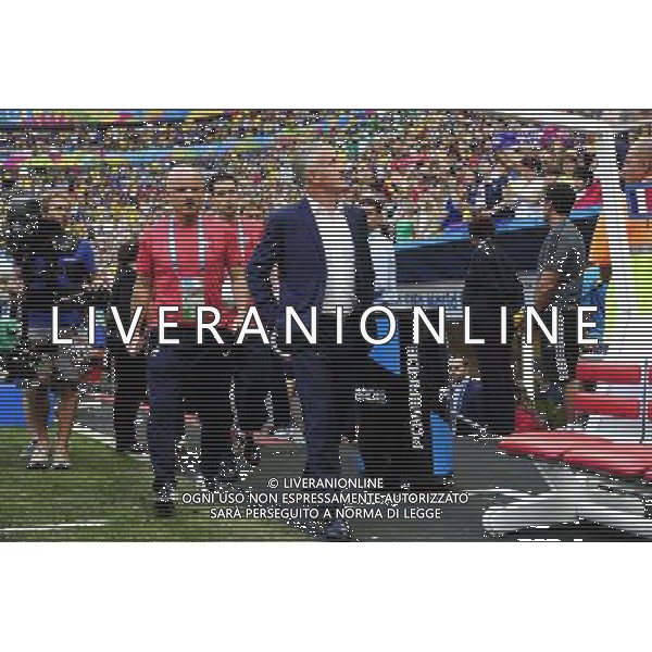 Guy STEPHAN / Didier DESCHAMPS - 30.06.2014 - France / Nigeria - 1/8Finale - Coupe du Monde 2014 -Brasilia Photo : Dave Winter / Icon Sport *** Local Caption *** AG ALDO LIVERANI SAS ONLY ITALY *** Local Caption *** AG ALDO LIVERANI SAS ONLY ITALY