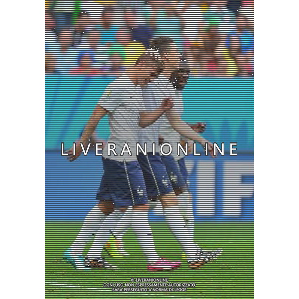 Joie France - Antoine GRIEZMANN - 30.06.2014 - France / Nigeria - 1/8Finale - Coupe du Monde 2014 -Brasilia Photo : Dave Winter / Icon Sport *** Local Caption *** AG ALDO LIVERANI SAS ONLY ITALY *** Local Caption *** AG ALDO LIVERANI SAS ONLY ITALY