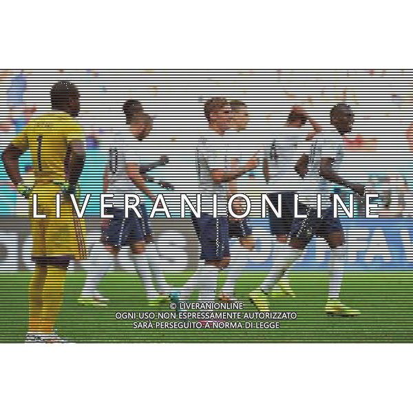Joie France - Antoine GRIEZMANN - 30.06.2014 - France / Nigeria - 1/8Finale - Coupe du Monde 2014 -Brasilia Photo : Dave Winter / Icon Sport *** Local Caption *** AG ALDO LIVERANI SAS ONLY ITALY *** Local Caption *** AG ALDO LIVERANI SAS ONLY ITALY