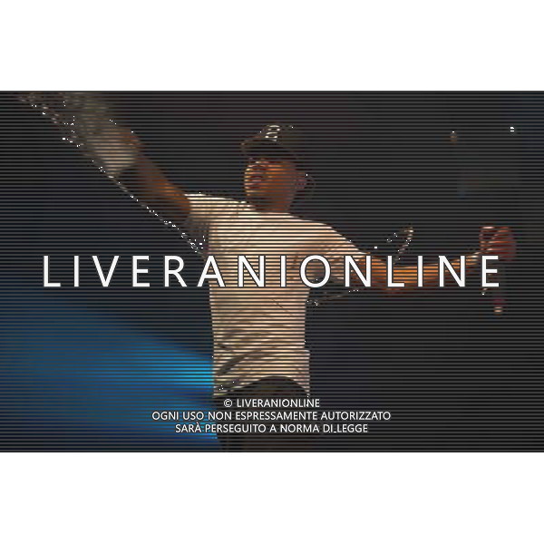 American hip hop rapper Chance The Rapper (born Chancelor Bennett) performs on The John Peel Stage at Glastonbury Festival 2014, Worthy Farm, Pilton, Somerset, UK on Sunday 29th June 2014. ©photoshot/Agenzia Aldo Liverani sas - ITALY ONLY - EDITORIAL USE ONLY