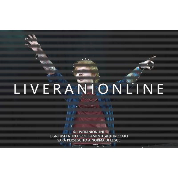 English singer-songwriter Ed Sheeran performs on The Pyramid Stage at Glastonbury Festival 2014, Worthy Farm, Pilton, Somerset, UK on Sunday 29th June 2014. ©photoshot/Agenzia Aldo Liverani sas - ITALY ONLY - EDITORIAL USE ONLY