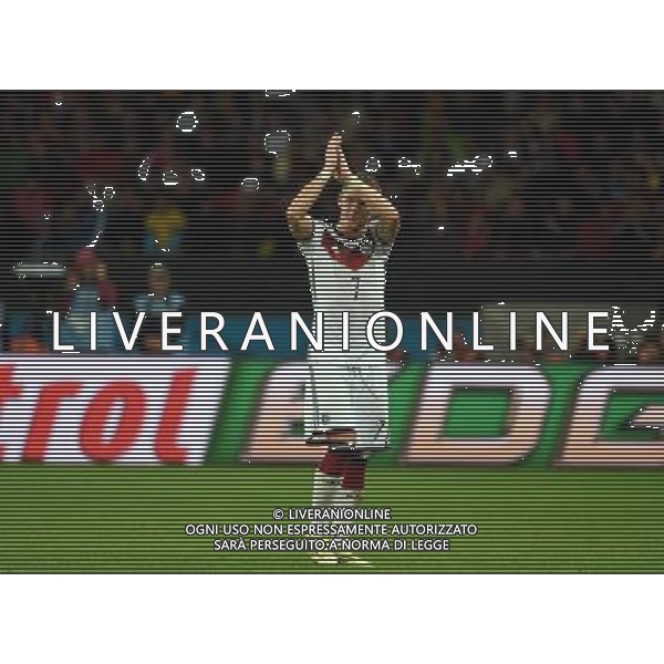(140630) -- PORTO ALEGRE, June 30, 2014 () -- Germany\'s Bastian Schweinsteiger salutes to audience as being replaced during a Round of 16 match between Germany and Algeria of 2014 FIFA World Cup at the Estadio Beira-Rio Stadium in Porto Alegre, Brazil, on June 30, 2014. Germany won 2-1 over Algeria after 120 minutes and qualified for quarter-finals on Monday. (/Li Ga)(pcy) ©photoshot/Agenzia Aldo Liverani sas - ITALY ONLY - EDITORIAL USE ONLY - Germania Vs Algeria Coppa del Mondo FIFA World Cup presso l\'Estadio Stadio Beira-Rio di Porto Alegre, in Brasile, il 30 giugno 2014