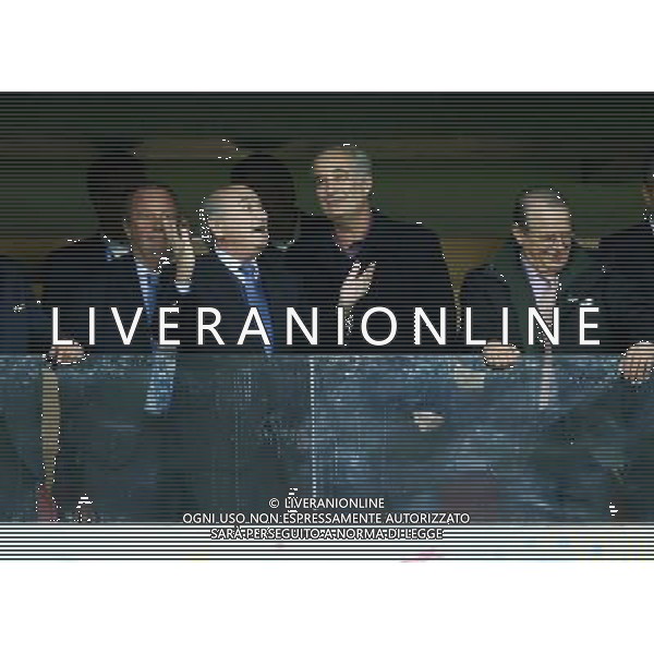 (140630) -- PORTO ALEGRE, June 30, 2014 () -- FIFA President Sepp Blatter (L, front) watches a Round of 16 match between Germany and Algeria of 2014 FIFA World Cup at the Estadio Beira-Rio Stadium in Porto Alegre, Brazil, on June 30, 2014. (/Chen Jianli)(rh) ©photoshot/Agenzia Aldo Liverani sas - ITALY ONLY - EDITORIAL USE ONLY - Germania Vs Algeria Coppa del Mondo FIFA World Cup presso l\'Estadio Stadio Beira-Rio di Porto Alegre, in Brasile, il 30 giugno 2014