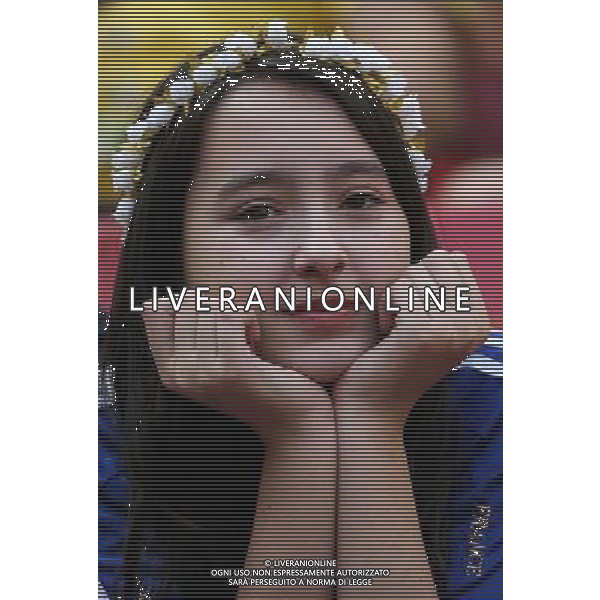 (140630) -- BRASILIA, June 30, 2014 () -- A France\'s fan poses before a Round of 16 match between France and Nigeria of 2014 FIFA World Cup at the Estadio Nacional Stadium in Brasilia, Brazil, on June 30, 2014. (/Li Ming)(rh) ©photoshot/Agenzia Aldo Liverani sas - ITALY ONLY - EDITORIAL USE ONLY - Francia v Nigeria Coppa del Mondo FIFA 2014 Nacional stadio Estadio in Brasilia, Brasile, 30 giugno 2014