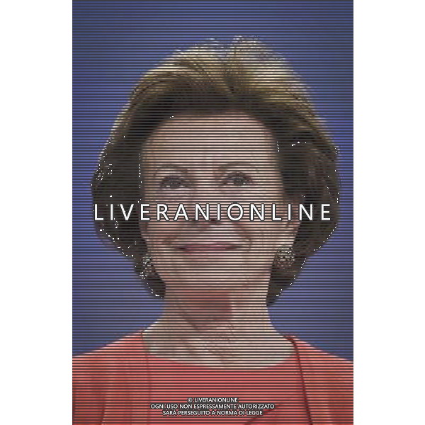 European Commissioner in charge of the Digital Agenda, Neelie Kroes holds press conference at European Commission headquarters in Brussels, Belgium on 30.06.2014 New lower roaming charges coming into effect on 1 July. EU will cut the price caps for data downloads by more than half: down from 45 to 20 cents per megabyte by Wiktor Dabkowski ©photoshot/Agenzia Aldo Liverani sas - ITALY ONLY - EDITORIAL USE ONLY