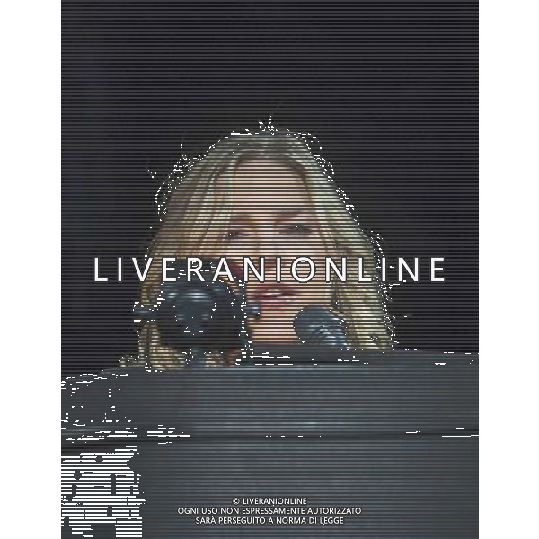 (140630) -- MONTREAL, June 30, 2014 () -- Canadian Jazz singer Diana Krall performs during a free concert at the 35th edition of the Montreal International Jazz Festival in Montreal, Canada, June 29, 2014. More than 100,000 spectators packed the Quartier des Spectacles in downtown Montreal to participate in the Jazz Festival. (/Andrew Soong) ©photoshot/Agenzia Aldo Liverani sas - ITALY ONLY - EDITORIAL USE ONLY