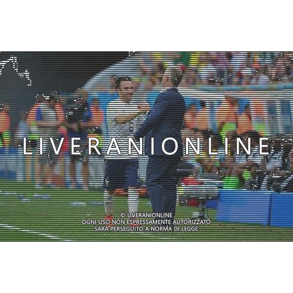 Mathieu VALBUENA / Didier DESCHAMPS - 30.06.2014 - France / Nigeria - 1/8Finale - Coupe du Monde 2014 -Brasilia Photo : Dave Winter / Icon Sport *** Local Caption *** /Agenzia Aldo Liverani sas - ONLY ITALY - Francia v Nigeria Coppa del Mondo FIFA 2014 Nacional stadio Estadio in Brasilia, Brasile, 30 giugno 2014 *** Local Caption *** /Agenzia Aldo Liverani sas - ONLY ITALY - Francia v Nigeria Coppa del Mondo FIFA 2014 Nacional stadio Estadio in Brasilia, Brasile, 30 giugno 2014