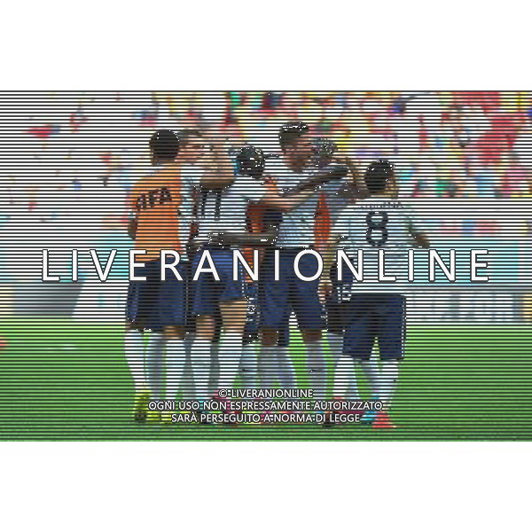 Joie France - 30.06.2014 - France / Nigeria - 1/8Finale - Coupe du Monde 2014 -Brasilia Photo : Dave Winter / Icon Sport *** Local Caption *** /Agenzia Aldo Liverani sas - ONLY ITALY - Francia v Nigeria Coppa del Mondo FIFA 2014 Nacional stadio Estadio in Brasilia, Brasile, 30 giugno 2014 *** Local Caption *** /Agenzia Aldo Liverani sas - ONLY ITALY - Francia v Nigeria Coppa del Mondo FIFA 2014 Nacional stadio Estadio in Brasilia, Brasile, 30 giugno 2014
