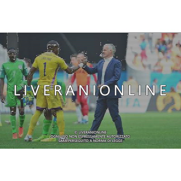 Didier DESCHAMPS / Vincent ENYEAMA - 30.06.2014 - France / Nigeria - 1/8Finale - Coupe du Monde 2014 -Brasilia Photo : Dave Winter / Icon Sport *** Local Caption *** /Agenzia Aldo Liverani sas - ONLY ITALY - Francia v Nigeria Coppa del Mondo FIFA 2014 Nacional stadio Estadio in Brasilia, Brasile, 30 giugno 2014 *** Local Caption *** /Agenzia Aldo Liverani sas - ONLY ITALY - Francia v Nigeria Coppa del Mondo FIFA 2014 Nacional stadio Estadio in Brasilia, Brasile, 30 giugno 2014