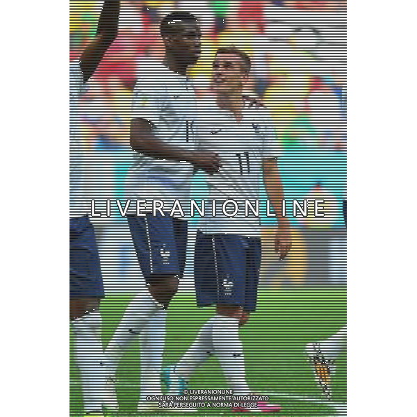 Joie France - Paul POGBA / Antoine GRIEZMANN - 30.06.2014 - France / Nigeria - 1/8Finale - Coupe du Monde 2014 -Brasilia Photo : Dave Winter / Icon Sport *** Local Caption *** /Agenzia Aldo Liverani sas - ONLY ITALY - Francia v Nigeria Coppa del Mondo FIFA 2014 Nacional stadio Estadio in Brasilia, Brasile, 30 giugno 2014 *** Local Caption *** /Agenzia Aldo Liverani sas - ONLY ITALY - Francia v Nigeria Coppa del Mondo FIFA 2014 Nacional stadio Estadio in Brasilia, Brasile, 30 giugno 2014