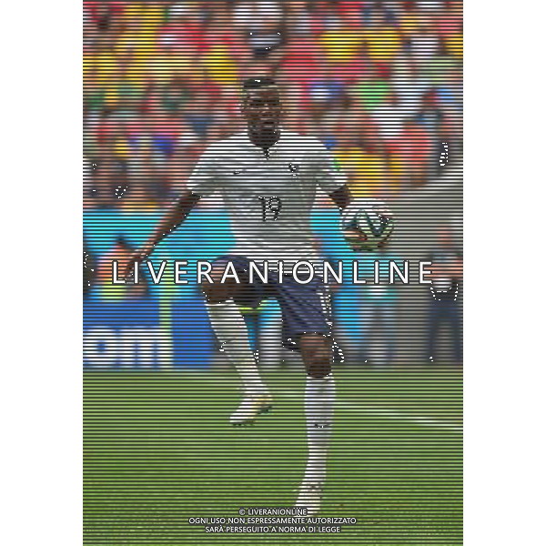 Paul POGBA - 30.06.2014 - France / Nigeria - 1/8Finale - Coupe du Monde 2014 -Brasilia Photo : Dave Winter / Icon Sport *** Local Caption *** /Agenzia Aldo Liverani sas - ONLY ITALY - Francia v Nigeria Coppa del Mondo FIFA 2014 Nacional stadio Estadio in Brasilia, Brasile, 30 giugno 2014 *** Local Caption *** /Agenzia Aldo Liverani sas - ONLY ITALY - Francia v Nigeria Coppa del Mondo FIFA 2014 Nacional stadio Estadio in Brasilia, Brasile, 30 giugno 2014