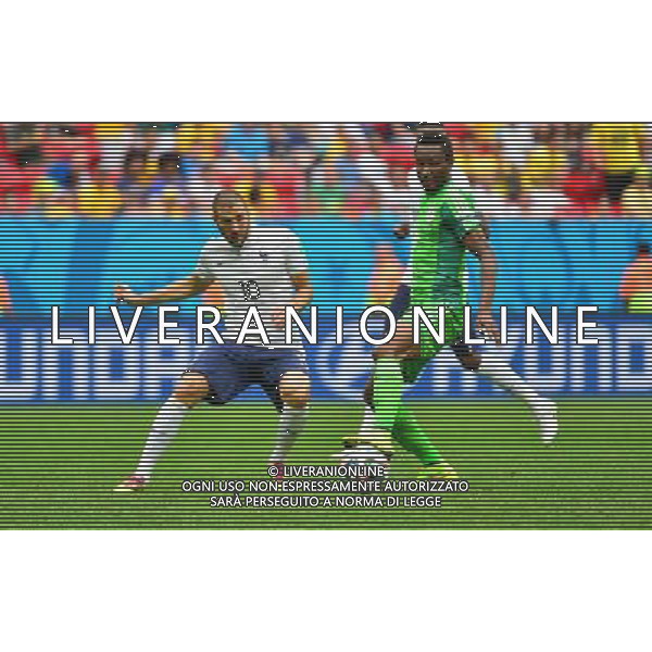 Karim BENZEMA / John Obi MIKEL - 30.06.2014 - France / Nigeria - 1/8Finale - Coupe du Monde 2014 -Brasilia Photo : Dave Winter / Icon Sport *** Local Caption *** /Agenzia Aldo Liverani sas - ONLY ITALY - Francia v Nigeria Coppa del Mondo FIFA 2014 Nacional stadio Estadio in Brasilia, Brasile, 30 giugno 2014 *** Local Caption *** /Agenzia Aldo Liverani sas - ONLY ITALY - Francia v Nigeria Coppa del Mondo FIFA 2014 Nacional stadio Estadio in Brasilia, Brasile, 30 giugno 2014