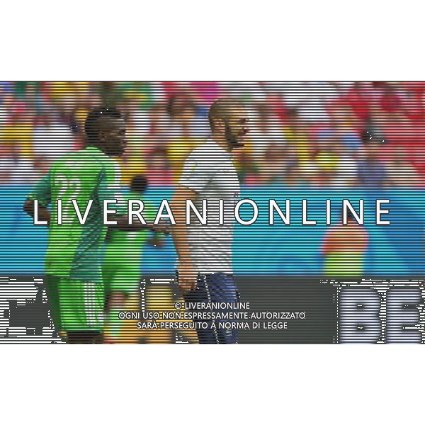 Karim BENZEMA - 30.06.2014 - France / Nigeria - 1/8Finale - Coupe du Monde 2014 -Brasilia Photo : Dave Winter / Icon Sport *** Local Caption *** /Agenzia Aldo Liverani sas - ONLY ITALY - Francia v Nigeria Coppa del Mondo FIFA 2014 Nacional stadio Estadio in Brasilia, Brasile, 30 giugno 2014 *** Local Caption *** /Agenzia Aldo Liverani sas - ONLY ITALY - Francia v Nigeria Coppa del Mondo FIFA 2014 Nacional stadio Estadio in Brasilia, Brasile, 30 giugno 2014