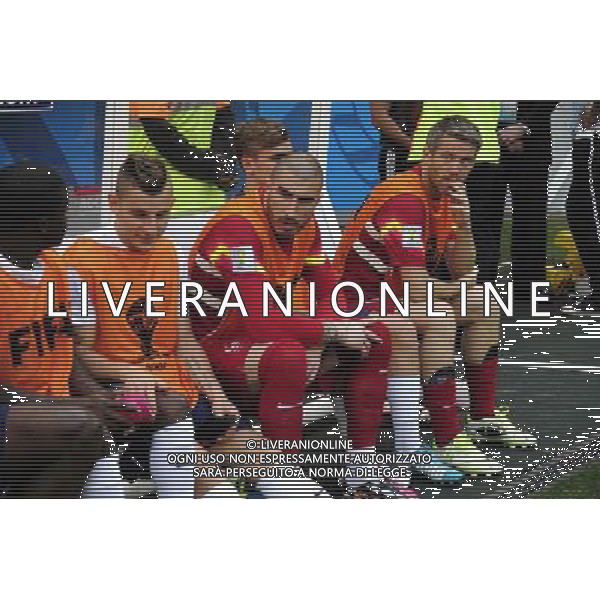 Stephane RUFFIER / Mickael LANDREAU - 30.06.2014 - France / Nigeria - 1/8Finale - Coupe du Monde 2014 -Brasilia Photo : Dave Winter / Icon Sport *** Local Caption *** /Agenzia Aldo Liverani sas - ONLY ITALY - Francia v Nigeria Coppa del Mondo FIFA 2014 Nacional stadio Estadio in Brasilia, Brasile, 30 giugno 2014 *** Local Caption *** /Agenzia Aldo Liverani sas - ONLY ITALY - Francia v Nigeria Coppa del Mondo FIFA 2014 Nacional stadio Estadio in Brasilia, Brasile, 30 giugno 2014