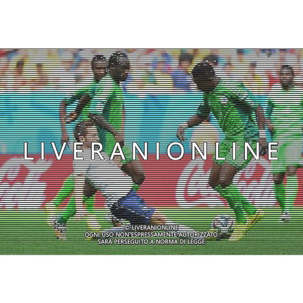 Yohan CABAYE / Ogenyi ONAZI - 30.06.2014 - France / Nigeria - 1/8Finale - Coupe du Monde 2014 -Brasilia Photo : Dave Winter / Icon Sport *** Local Caption *** /Agenzia Aldo Liverani sas - ONLY ITALY - Francia v Nigeria Coppa del Mondo FIFA 2014 Nacional stadio Estadio in Brasilia, Brasile, 30 giugno 2014 *** Local Caption *** /Agenzia Aldo Liverani sas - ONLY ITALY - Francia v Nigeria Coppa del Mondo FIFA 2014 Nacional stadio Estadio in Brasilia, Brasile, 30 giugno 2014