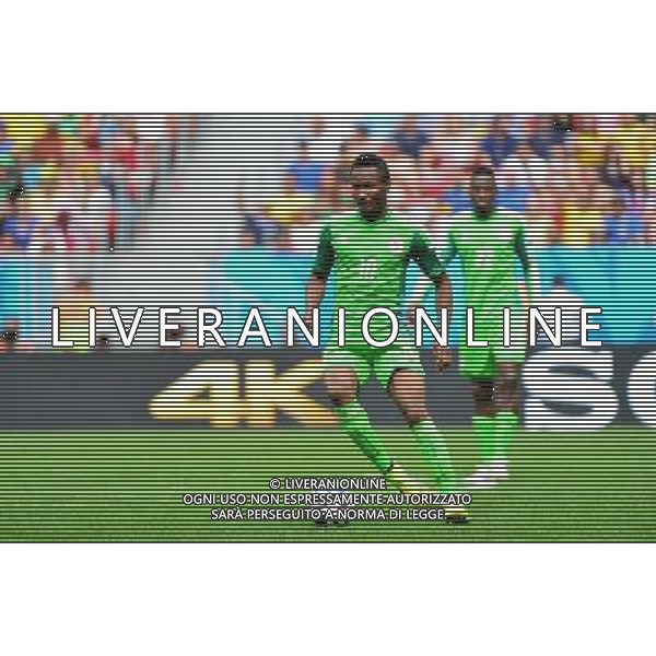 John Obi MIKEL - 30.06.2014 - France / Nigeria - 1/8Finale - Coupe du Monde 2014 -Brasilia Photo : Dave Winter / Icon Sport *** Local Caption *** /Agenzia Aldo Liverani sas - ONLY ITALY - Francia v Nigeria Coppa del Mondo FIFA 2014 Nacional stadio Estadio in Brasilia, Brasile, 30 giugno 2014 *** Local Caption *** /Agenzia Aldo Liverani sas - ONLY ITALY - Francia v Nigeria Coppa del Mondo FIFA 2014 Nacional stadio Estadio in Brasilia, Brasile, 30 giugno 2014