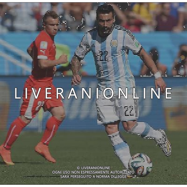 FIFA World Cup Brasile 2014 Ottavi di Finale San Paolo - 01.07.2014 Argentina-Svizzera Nella Foto:lavezzi /Ph.Vitez-Ag. Aldo Liverani