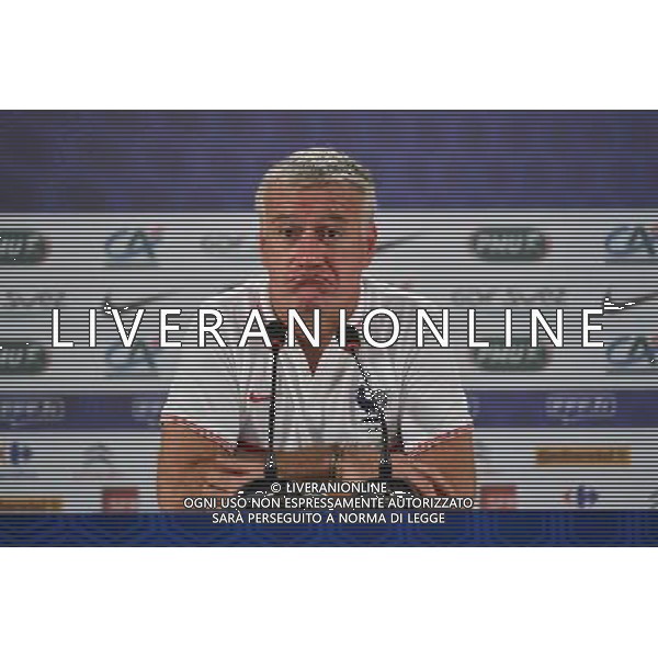Didier DESCHAMPS - 01.07.2014 - Conference de presse - Equipe de France - Coupe du Monde 2014 Photo : Dave Winter / Icon Sport *** Local Caption *** /Agenzia Aldo Liverani sas - ITALY ONLY - Conferenza stampa di Didier Deschamps allenatore della nazionale di calcio della francia - Coppa Mondo Brasile 2014 *** Local Caption ***