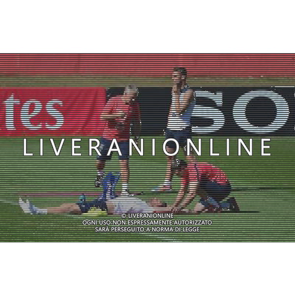 Hugo LLORIS / Didier DESCHAMPS / Olivier GIROUD - 01.07.2014 - Entrainement -Equipe de France - Coupe du Monde 2014 -Ribeirao Preto Photo : Dave Winter / Icon Sport *** Local Caption *** AG ALDO LIVERANI SAS ONLY ITALY *** Local Caption *** AG ALDO LIVERANI SAS ONLY ITALY