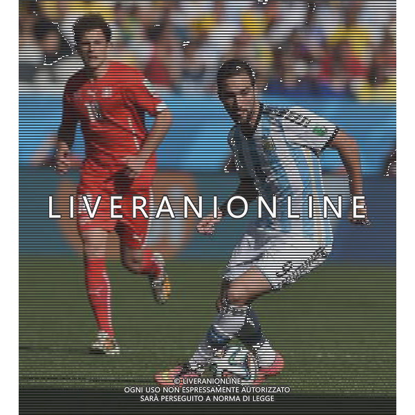 FIFA World Cup Brasile 2014 Ottavi di Finale San Paolo - 01.07.2014 Argentina-Svizzera Nella Foto:higuain /Ph.Vitez-Ag. Aldo Liverani