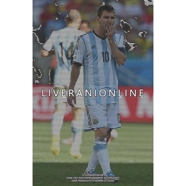 FIFA World Cup Brasile 2014 Ottavi di Finale San Paolo - 01.07.2014 Argentina-Svizzera Nella Foto:messi /Ph.Vitez-Ag. Aldo Liverani