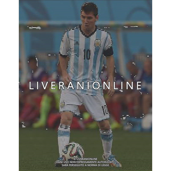 FIFA World Cup Brasile 2014 Ottavi di Finale San Paolo - 01.07.2014 Argentina-Svizzera Nella Foto:messi /Ph.Vitez-Ag. Aldo Liverani