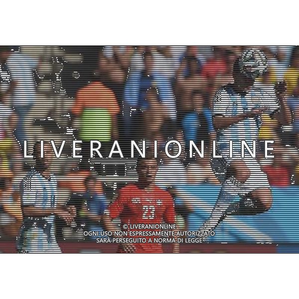 FIFA World Cup Brasile 2014 Ottavi di Finale San Paolo - 01.07.2014 Argentina-Svizzera Nella Foto:gago /Ph.Vitez-Ag. Aldo Liverani