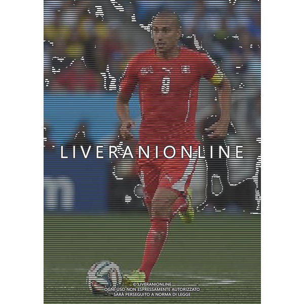 FIFA World Cup Brasile 2014 Ottavi di Finale San Paolo - 01.07.2014 Argentina-Svizzera Nella Foto:inler /Ph.Vitez-Ag. Aldo Liverani