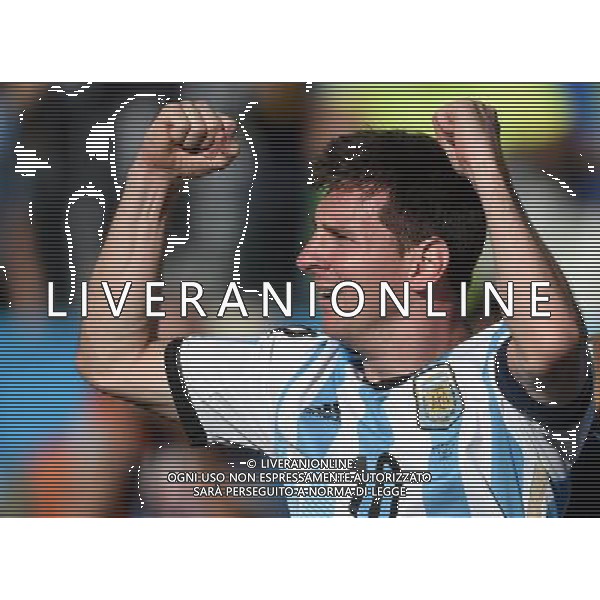 FIFA World Cup Brasile 2014 Ottavi di Finale San Paolo - 01.07.2014 Argentina-Svizzera Nella Foto:messi esulta /Ph.Vitez-Ag. Aldo Liverani